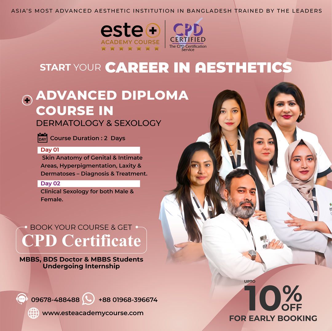 Diploma Course in Aesthetic Dermatology & Skincare